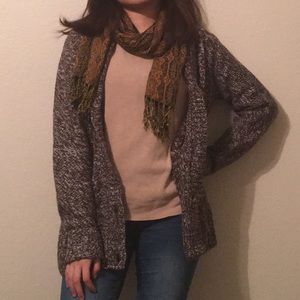 Brown Marled Cardigan/Cover-up